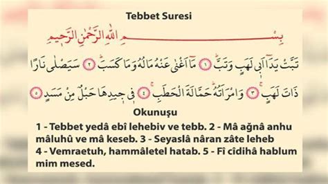 yebobet|Tebbet Suresi .